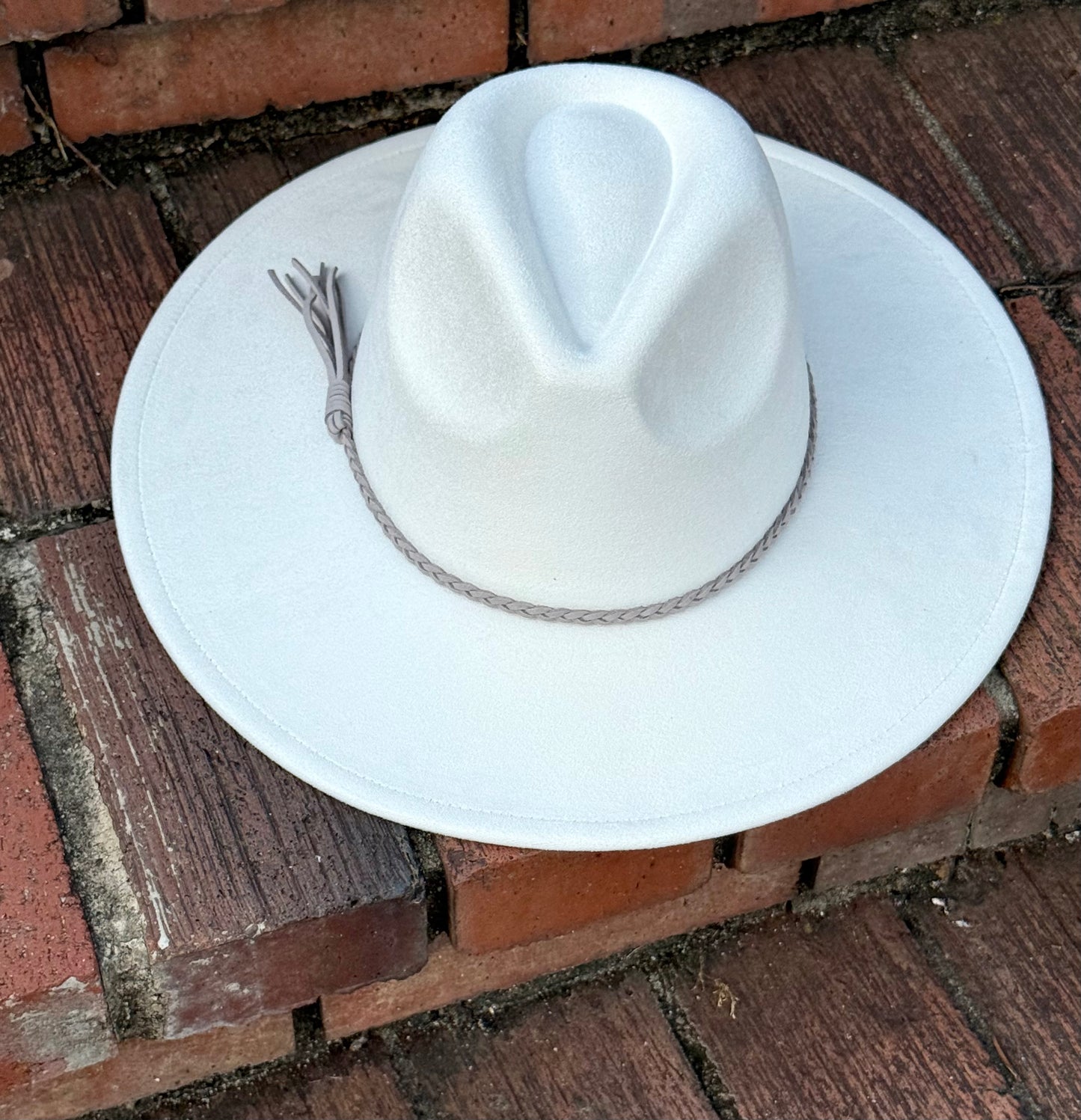 Premium Vegan Suede Fedora Hat