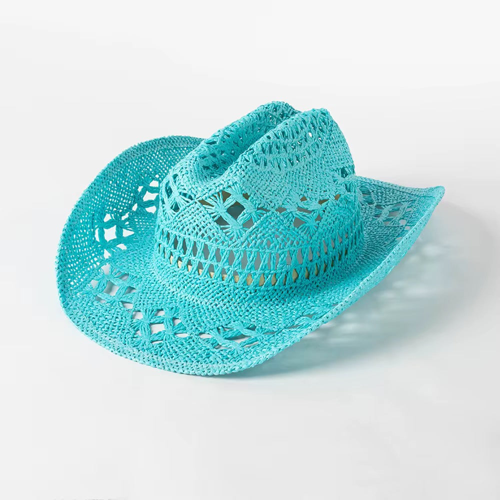 Spring Hand Woven Cowboy Straw Hat