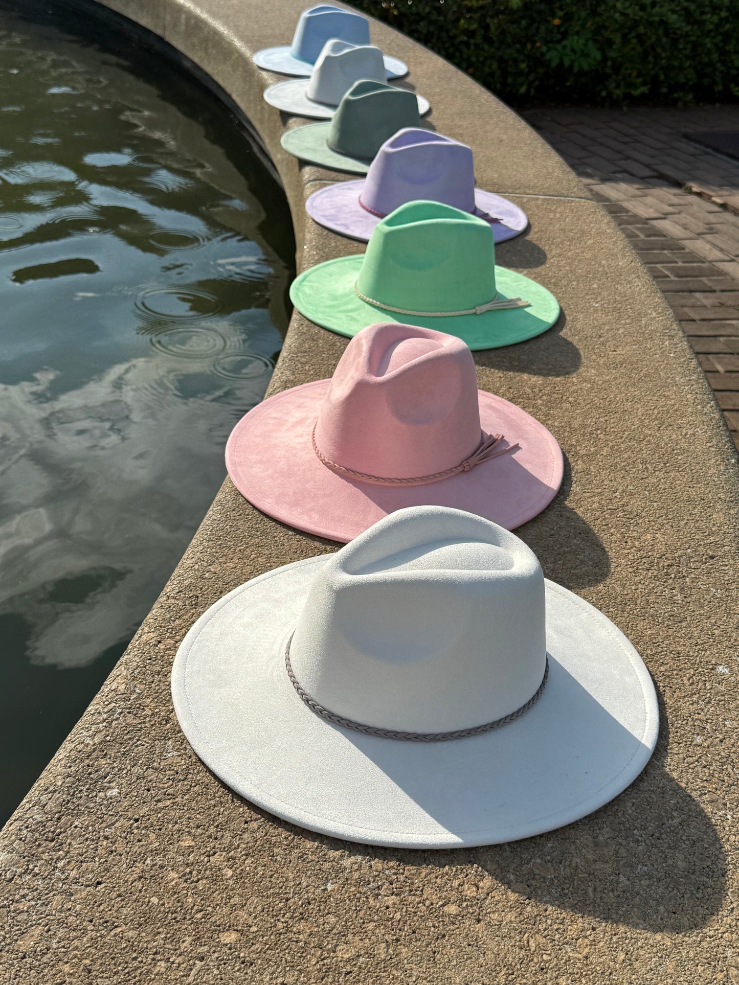 Premium Vegan Suede Fedora Hat