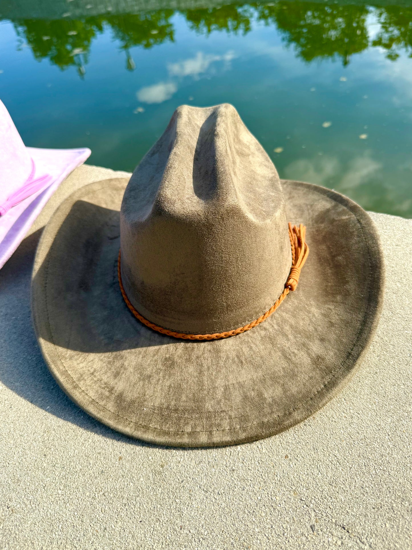 Premium Suede pinched Cowboy Hat