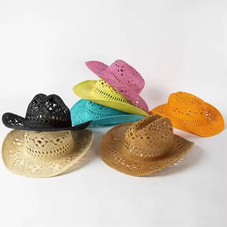 Spring Hand Woven Cowboy Straw Hat