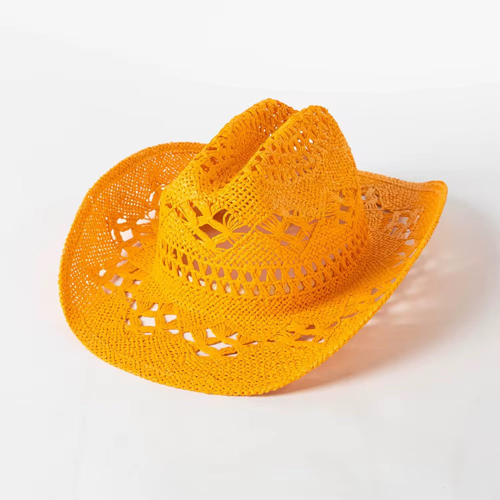 Spring Hand Woven Cowboy Straw Hat