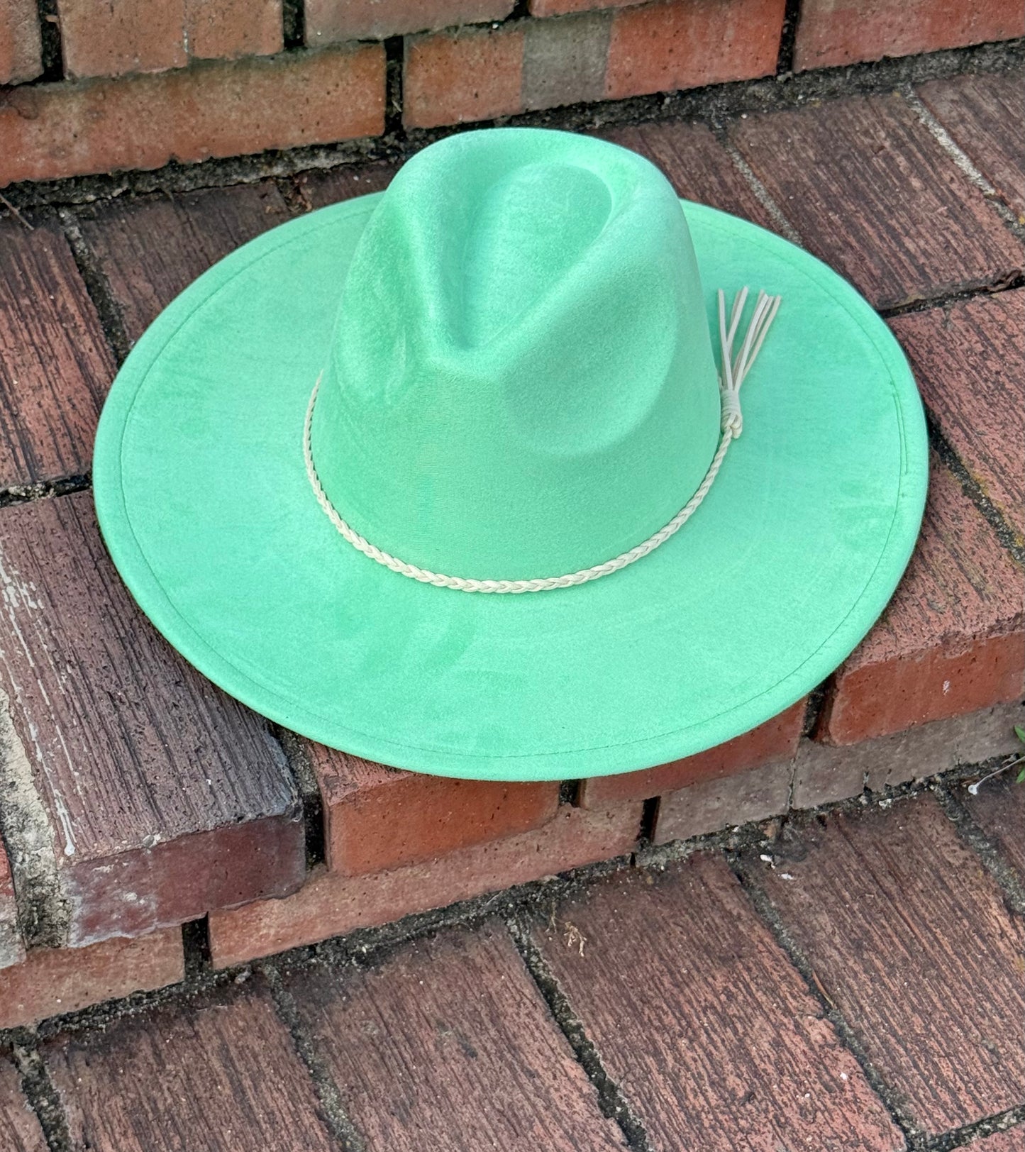 Premium Vegan Suede Fedora Hat