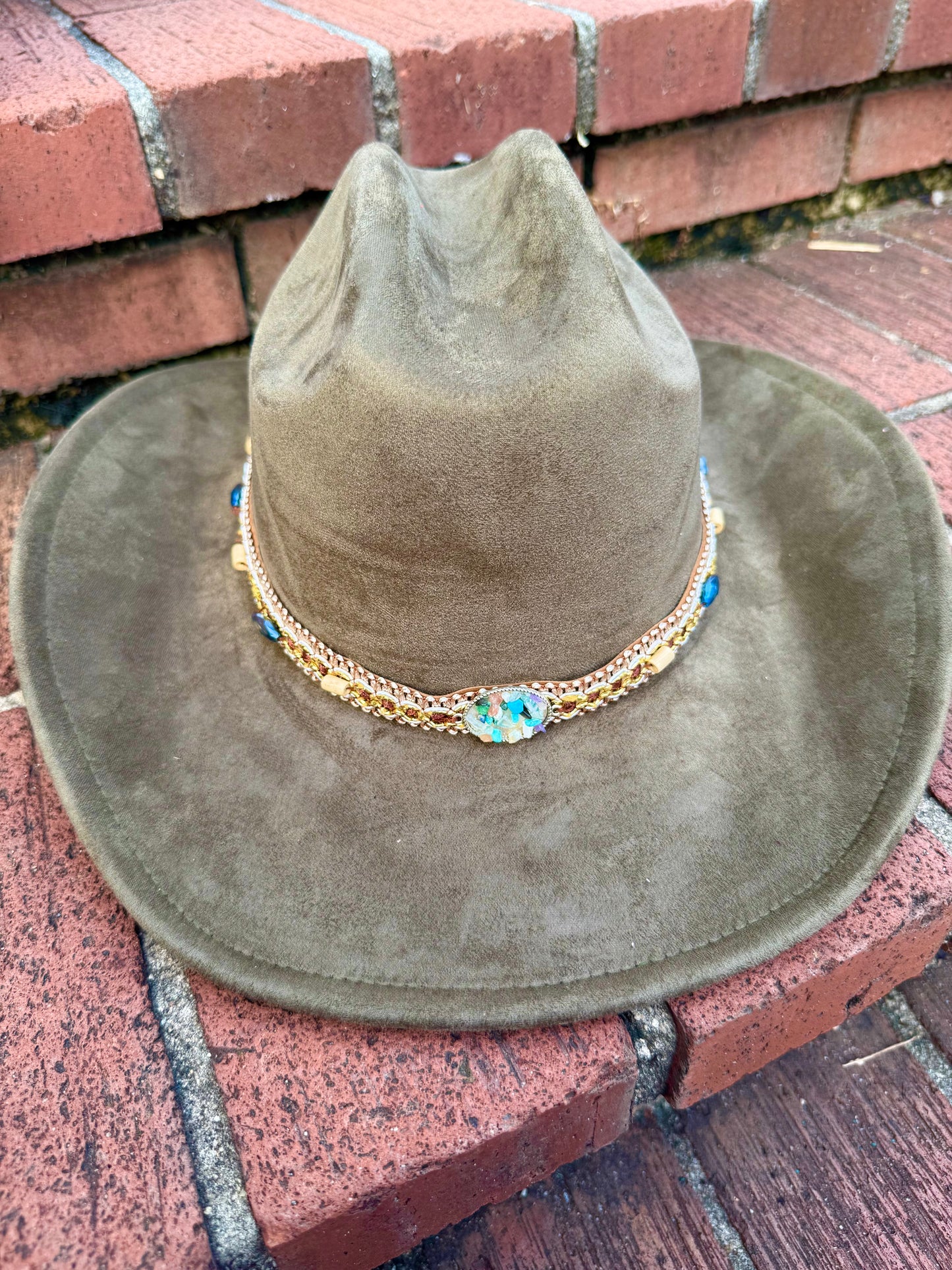 Premium Rock-me Suede pinched Cowboy Hat
