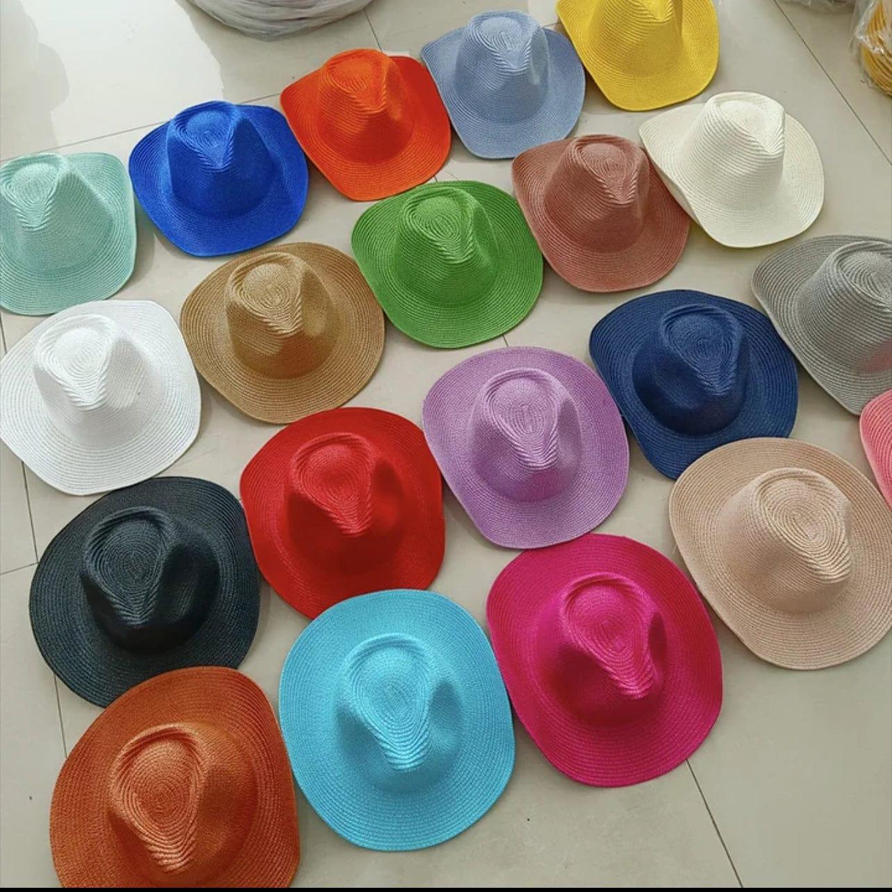 Straw Cowboy Breathable Hat