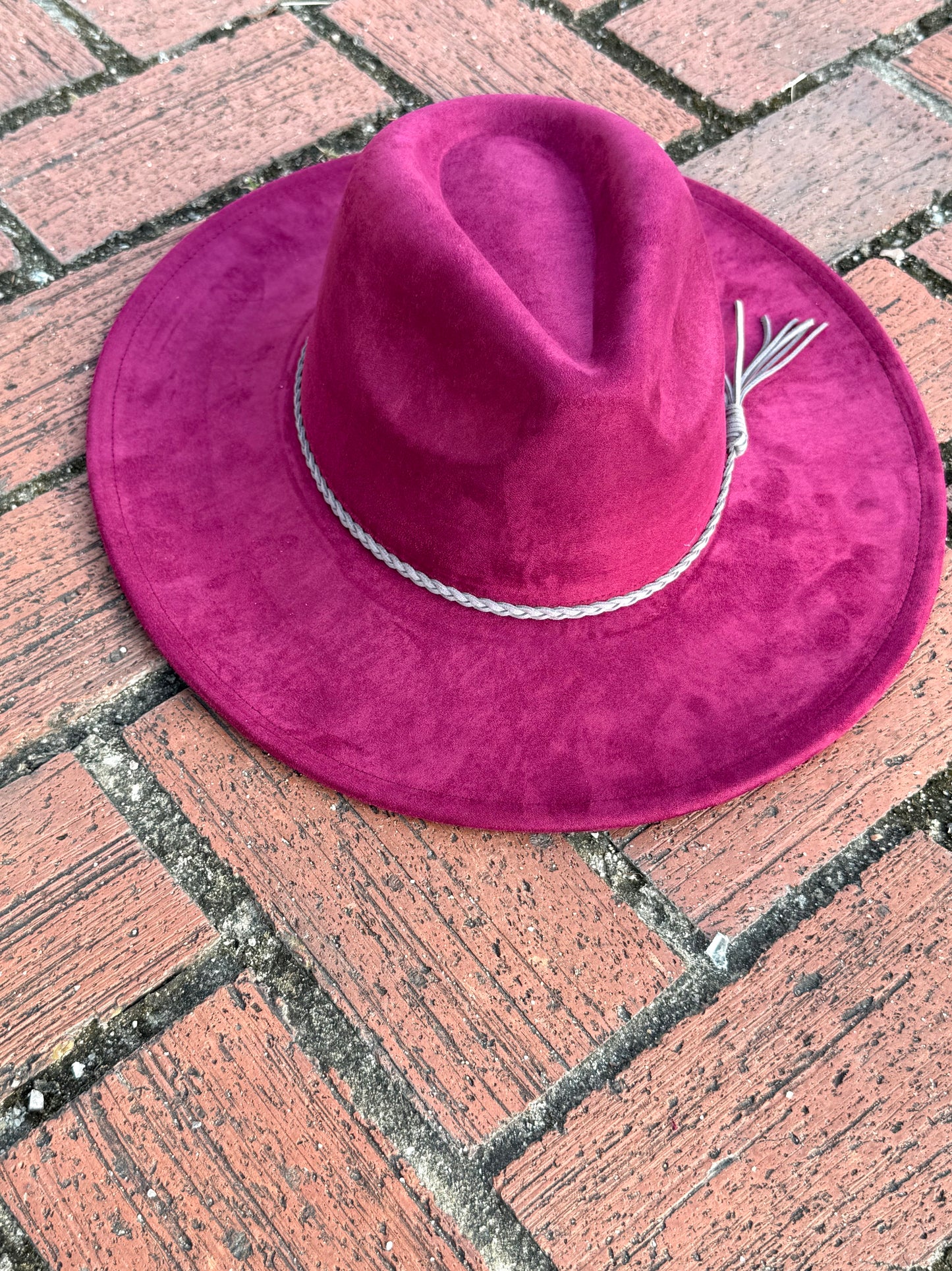 Premium Vegan Suede Fedora Hat
