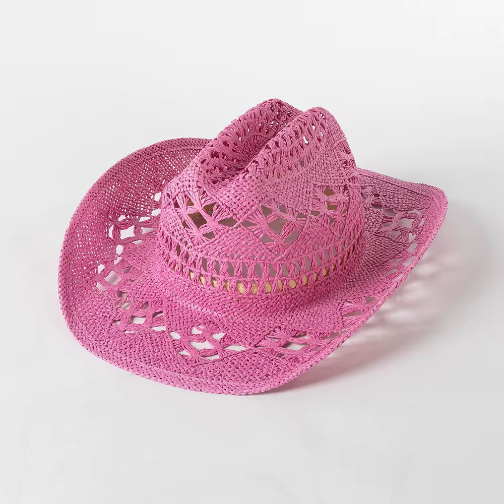 Spring Hand Woven Cowboy Straw Hat