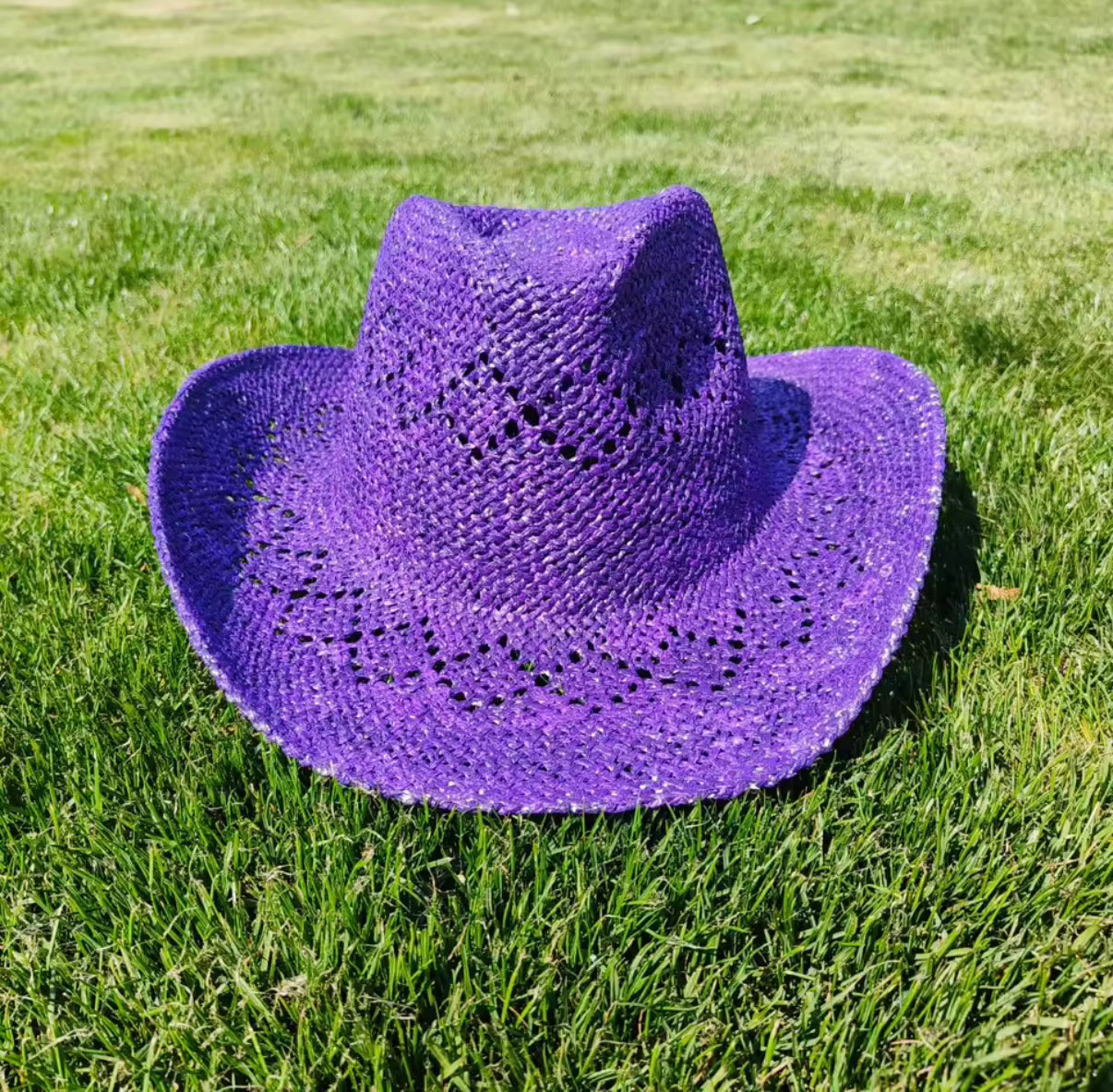 Hand Woven Straw Cowboy Hat