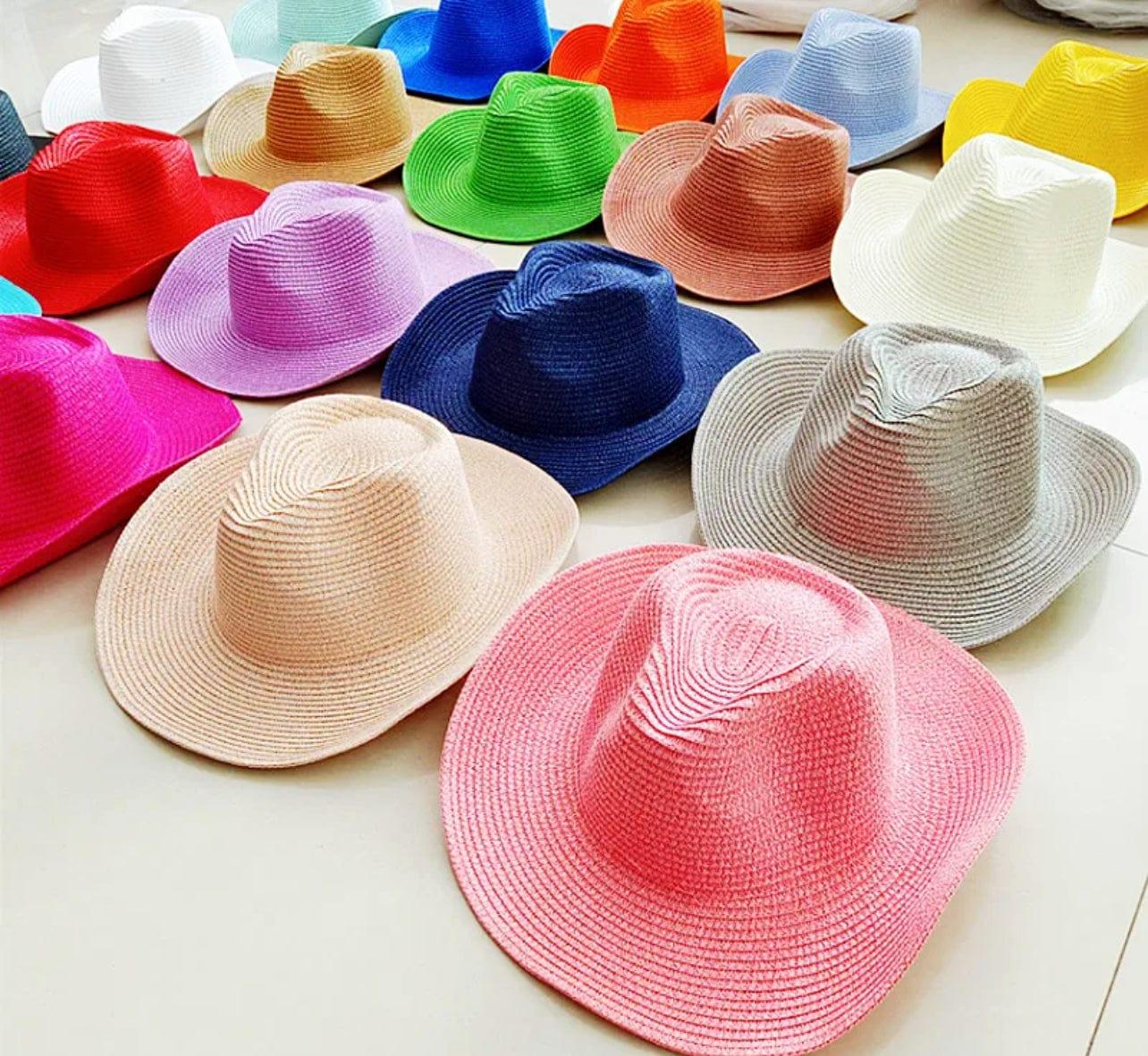 Straw Cowboy Breathable Hat