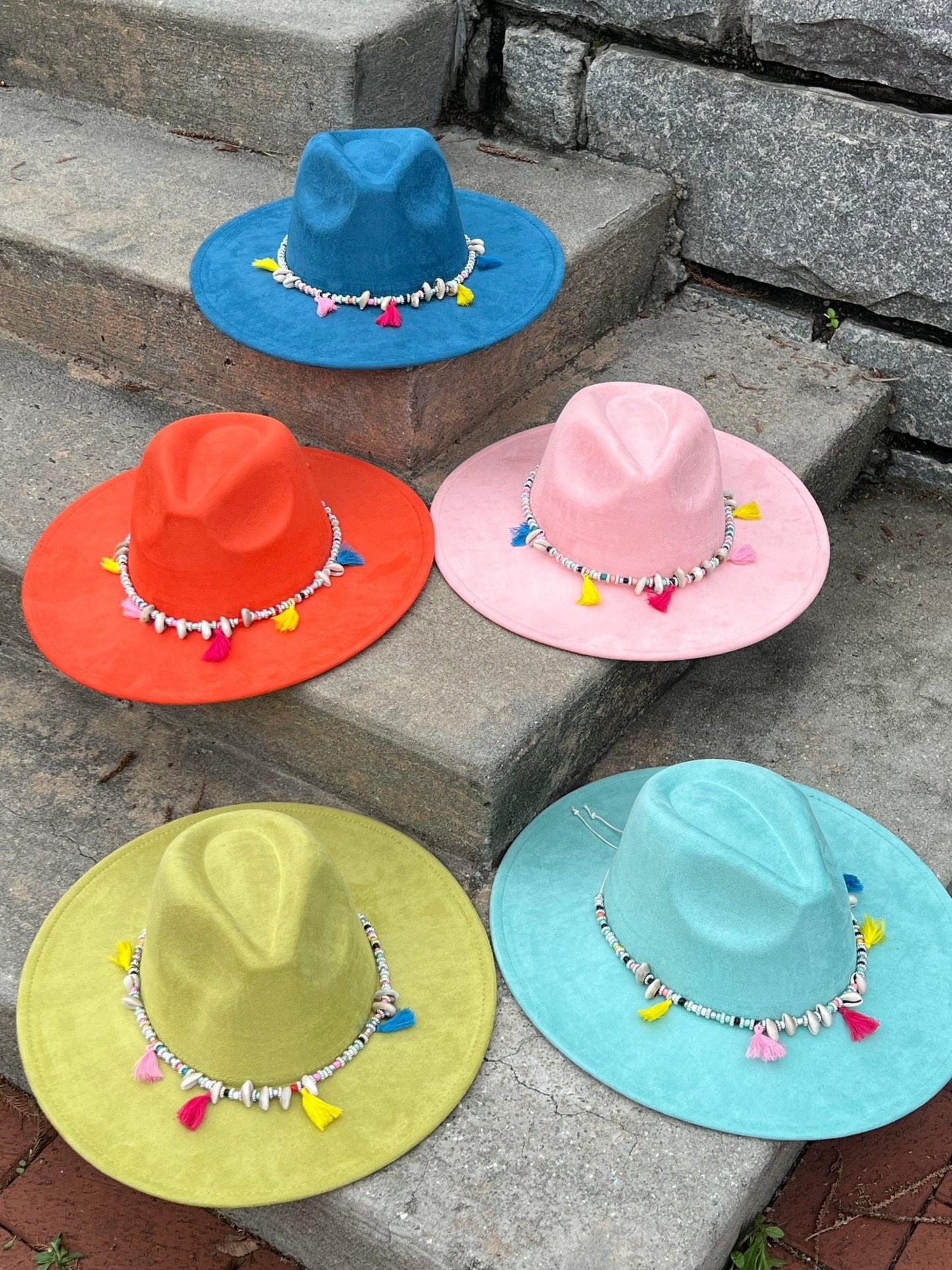 Beachy Suede Fedora - AccessorizmeeWholesale