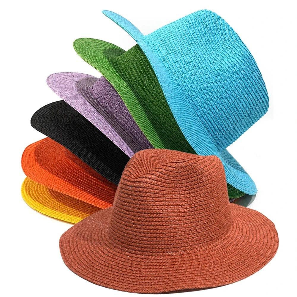 Breathable Straw fedora - AccessorizmeeWholesale