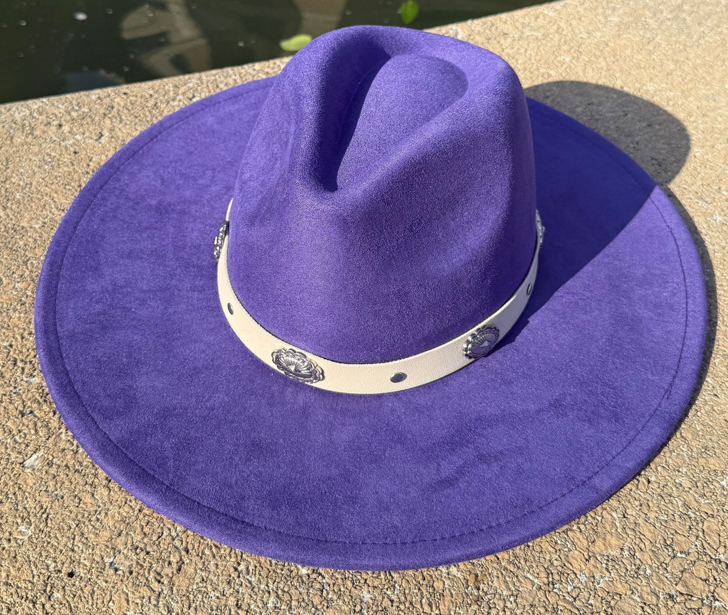 Flare Suede Wide Brim Fedora - AccessorizmeeWholesale