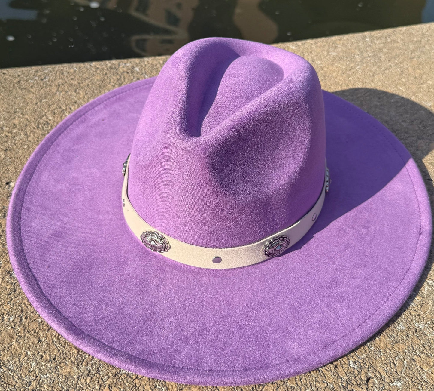 Flare Suede Wide Brim Fedora - AccessorizmeeWholesale
