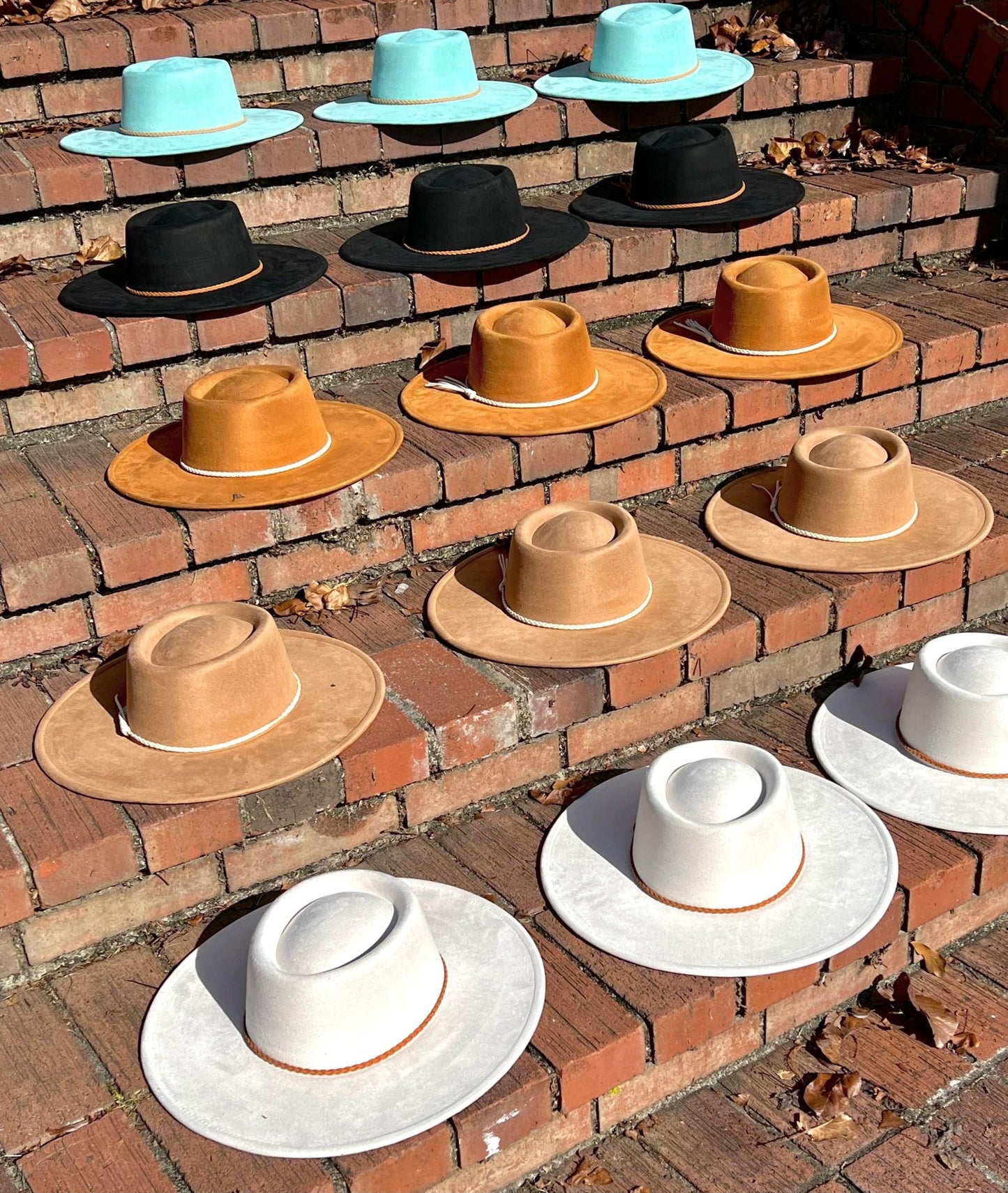 Flat Boater Widebrim Vegan Fedora Hat - AccessorizmeeWholesale