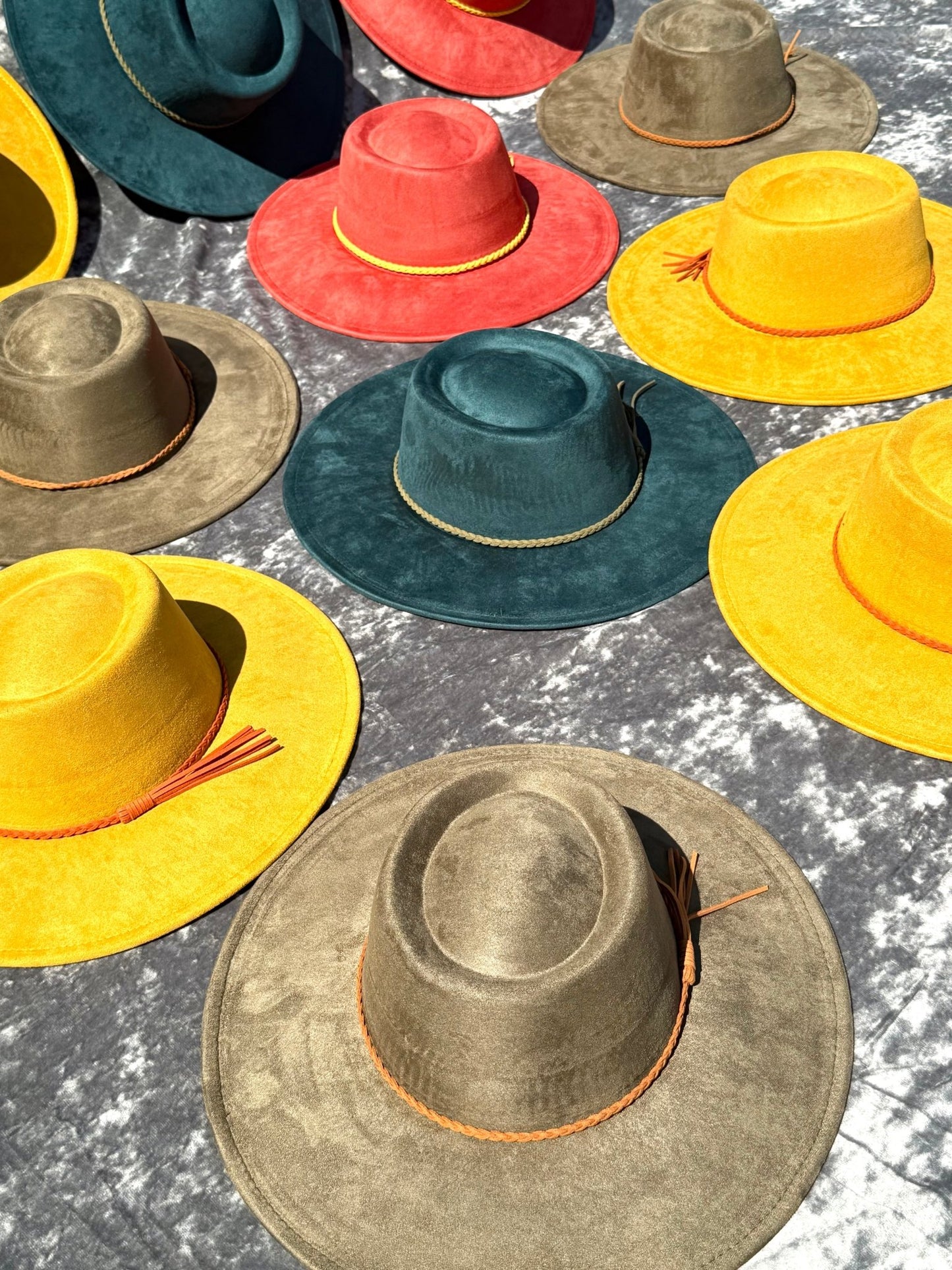Flat Boater Widebrim Vegan Fedora Hat - AccessorizmeeWholesale