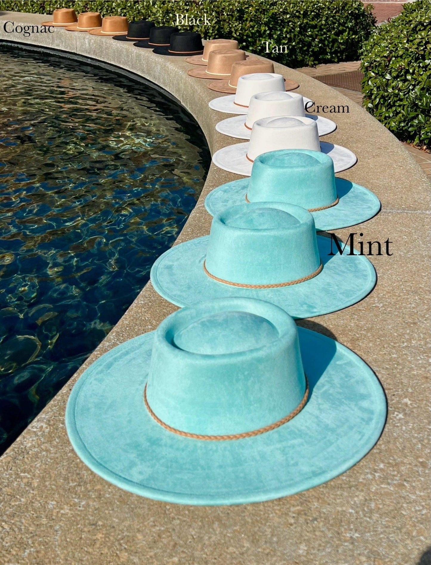 Flat Boater Widebrim Vegan Fedora Hat - AccessorizmeeWholesale