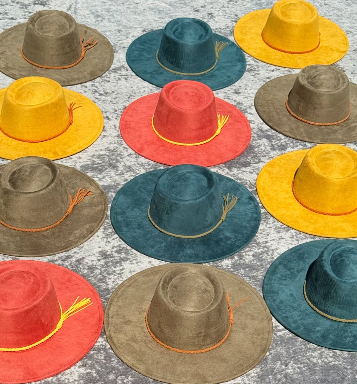 Flat Boater Widebrim Vegan Fedora Hat - AccessorizmeeWholesale
