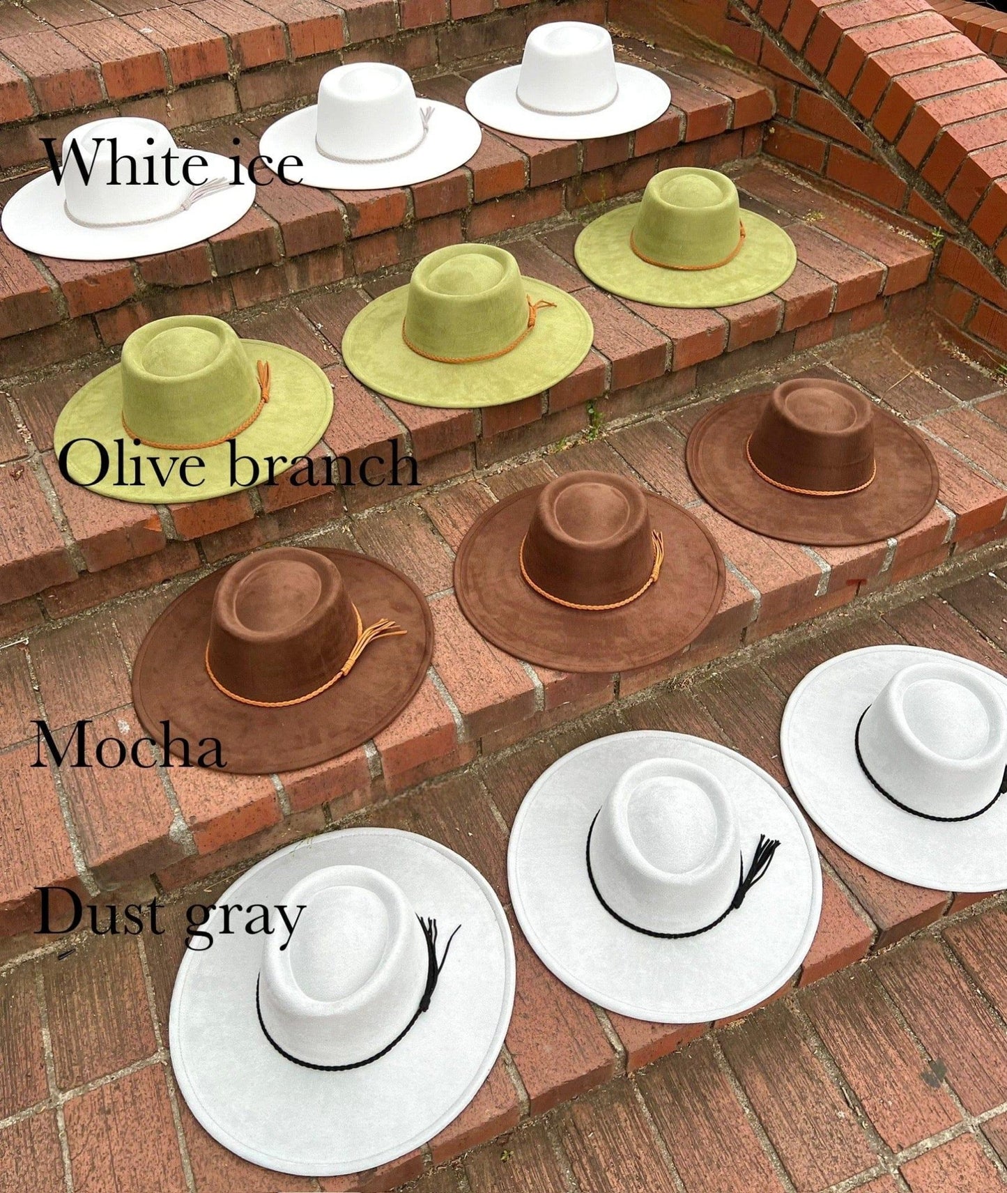 Flat Boater Widebrim Vegan Fedora Hat - AccessorizmeeWholesale