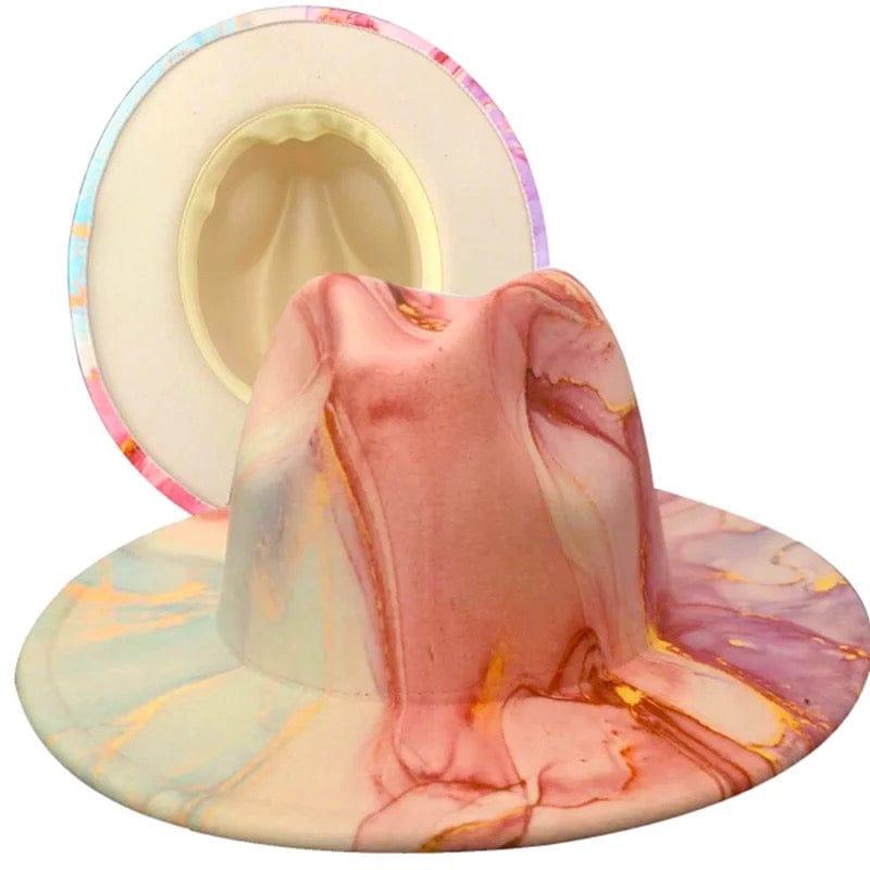 NEW Abstract Stiff Fedora - AccessorizmeeWholesale