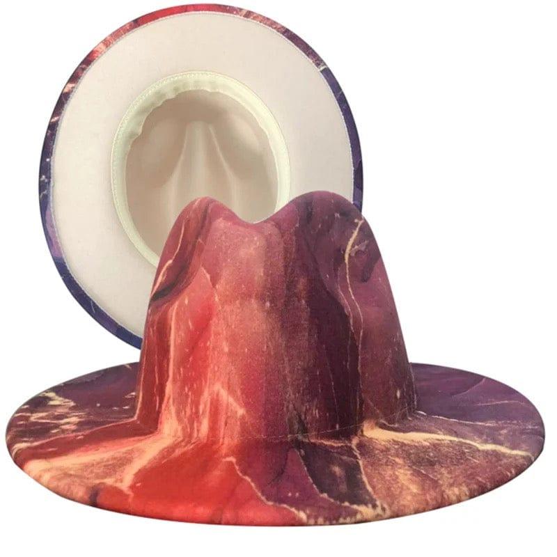 NEW Abstract Stiff Fedora - AccessorizmeeWholesale