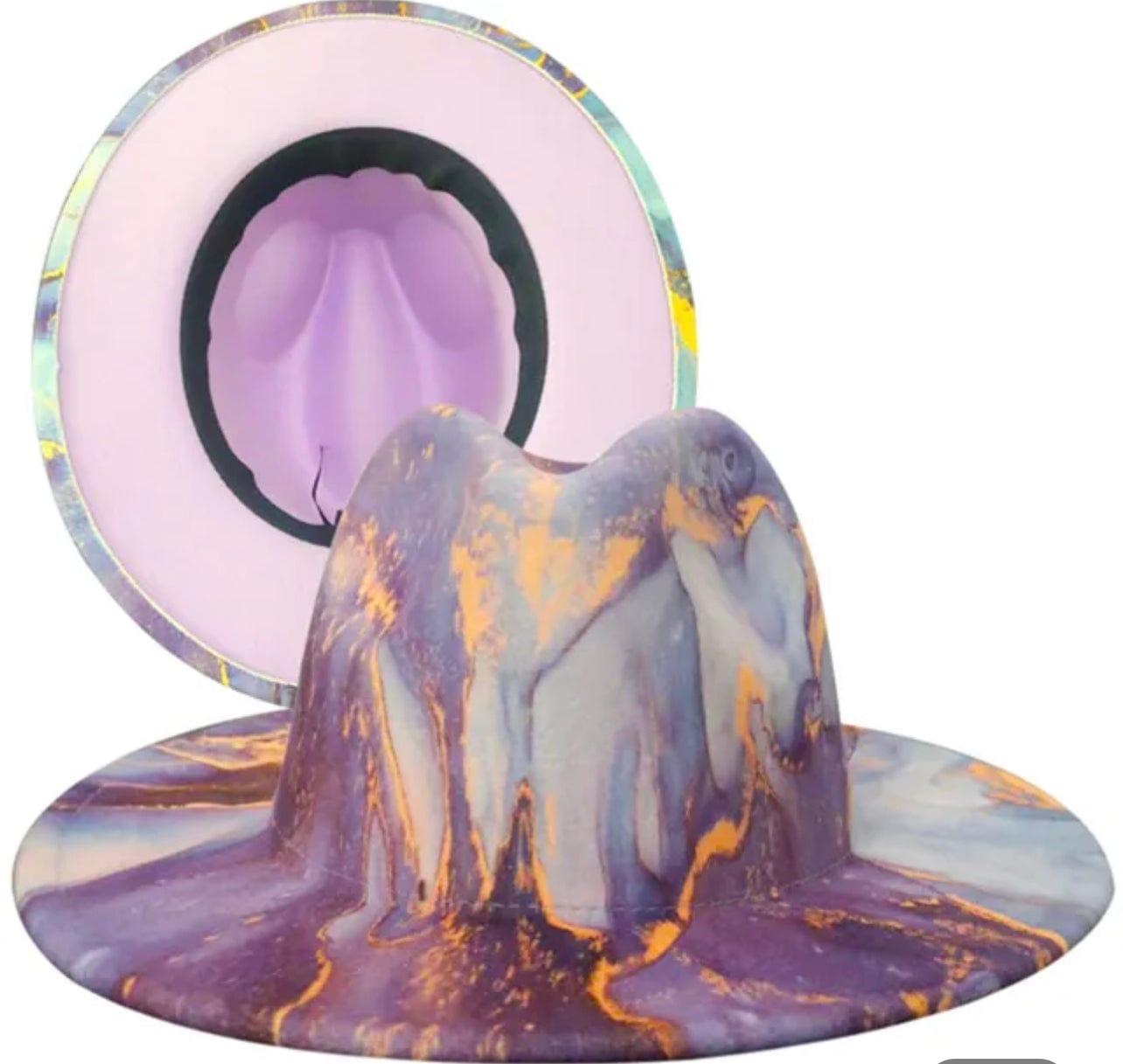 NEW Abstract Stiff Fedora - AccessorizmeeWholesale