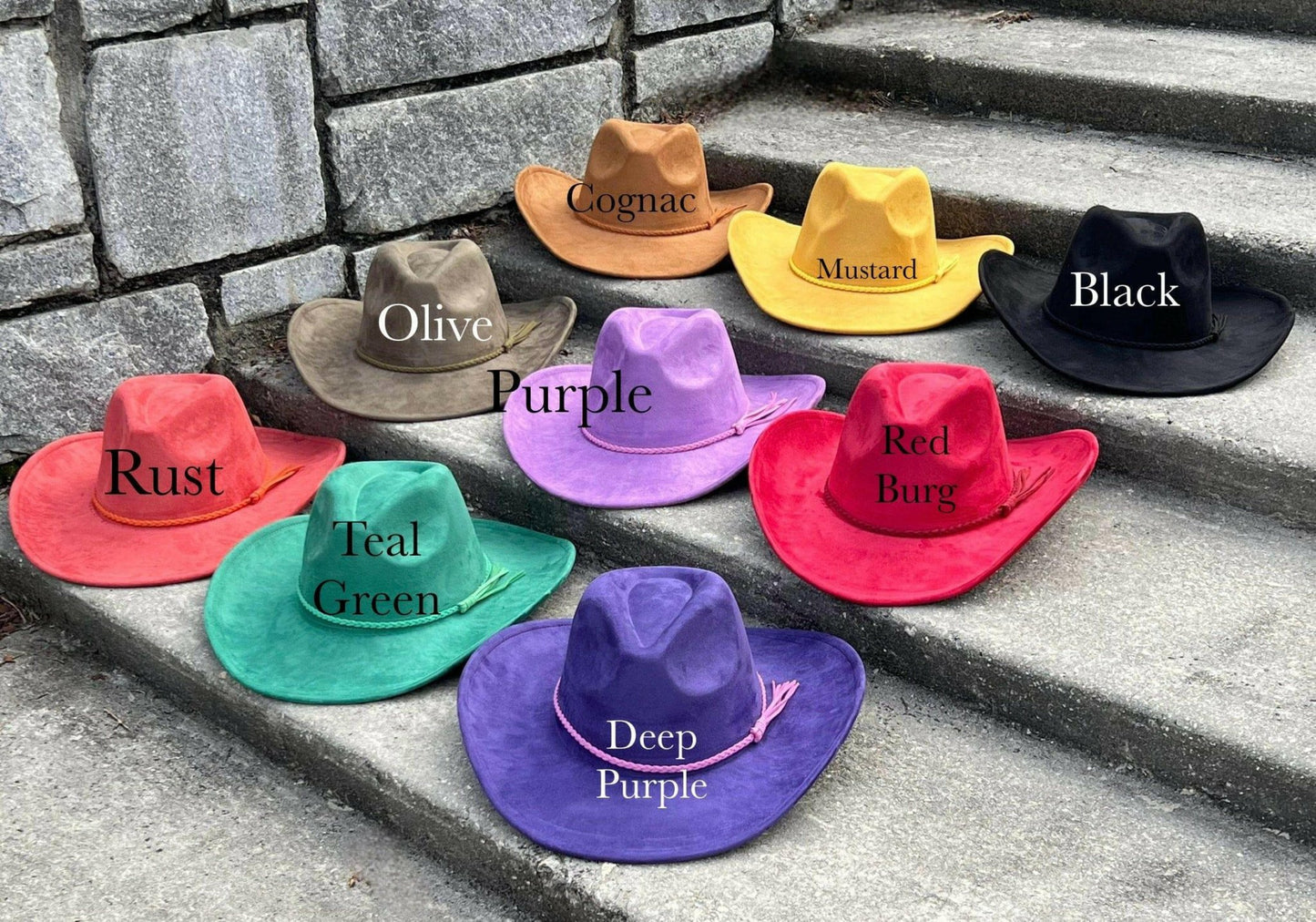 Premium Relaxed Suede Cowboy hat - AccessorizmeeWholesale