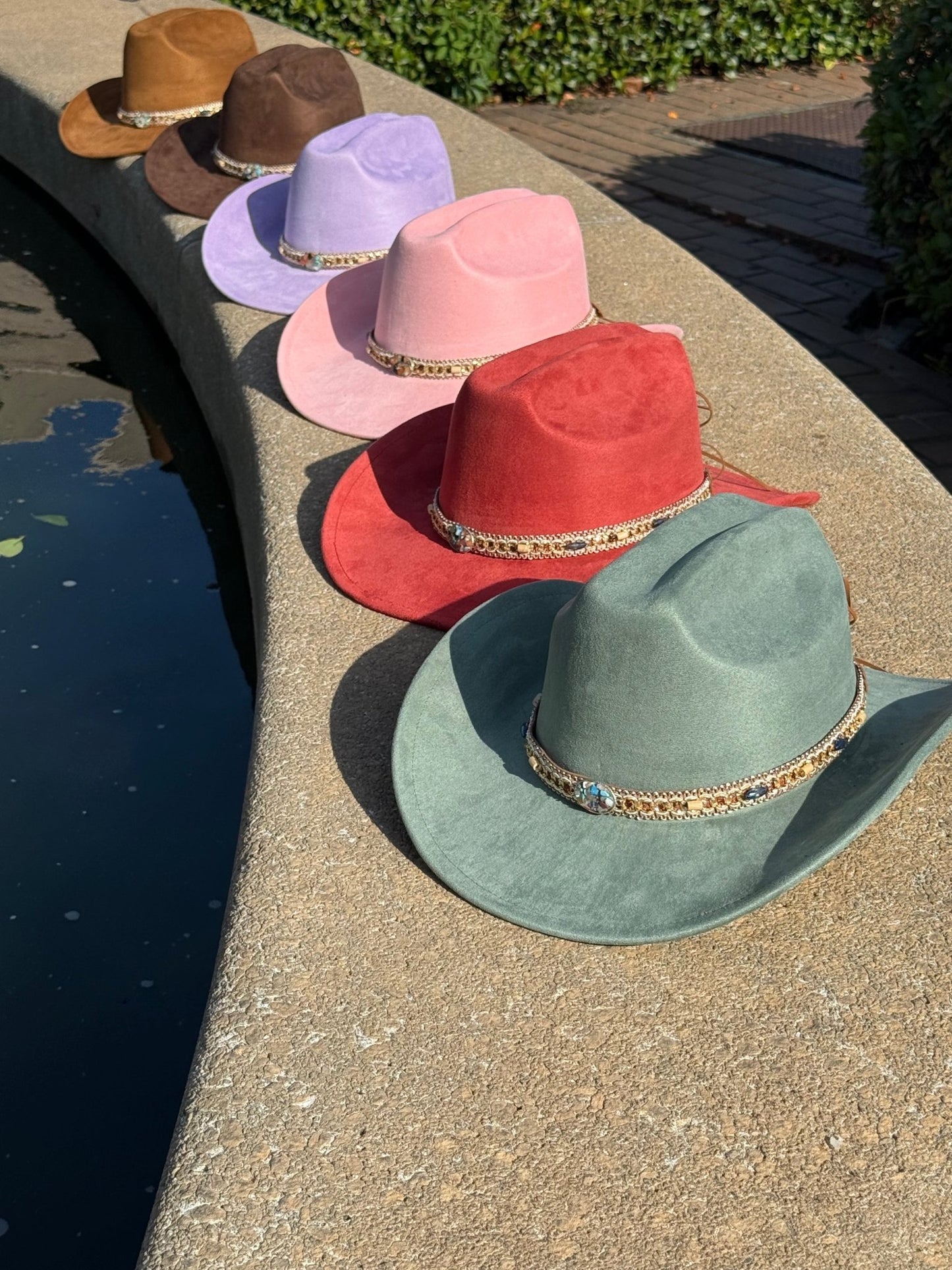 Premium Rockme Suede pinched Cowboy Hat - AccessorizmeeWholesale
