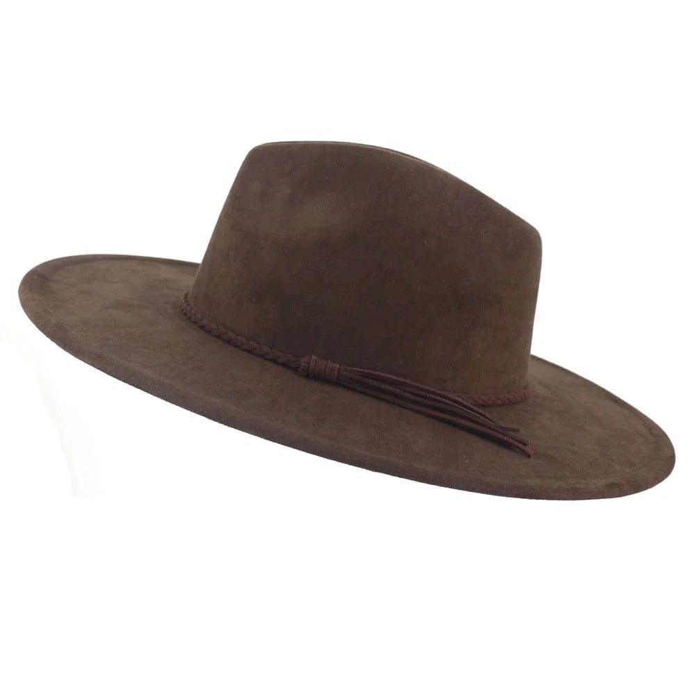Premium Vegan Suede Fedora Hat - AccessorizmeeWholesale
