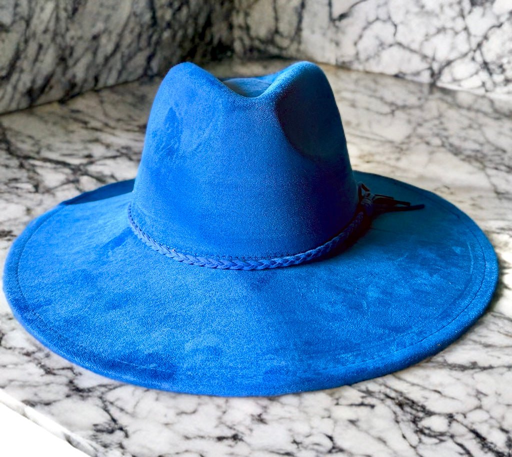 Premium Vegan Suede Fedora Hat - AccessorizmeeWholesale