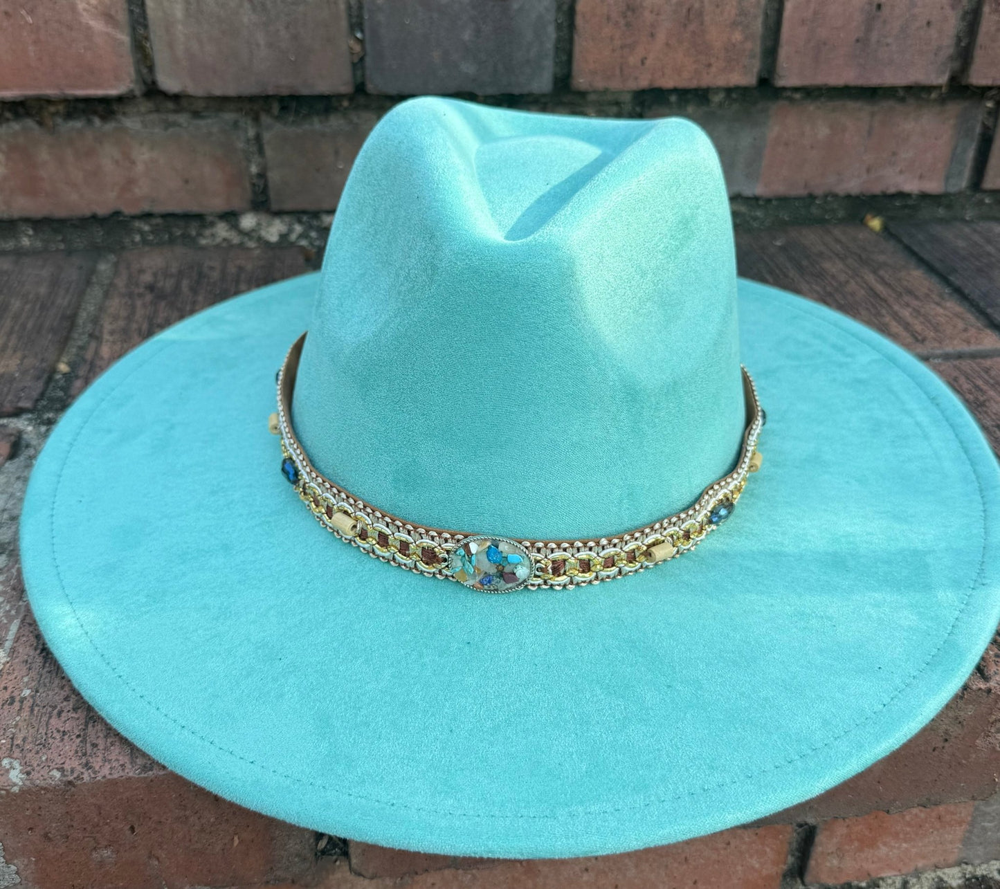 Rock Me Vegan Suede Wide Brim Hat - AccessorizmeeWholesale