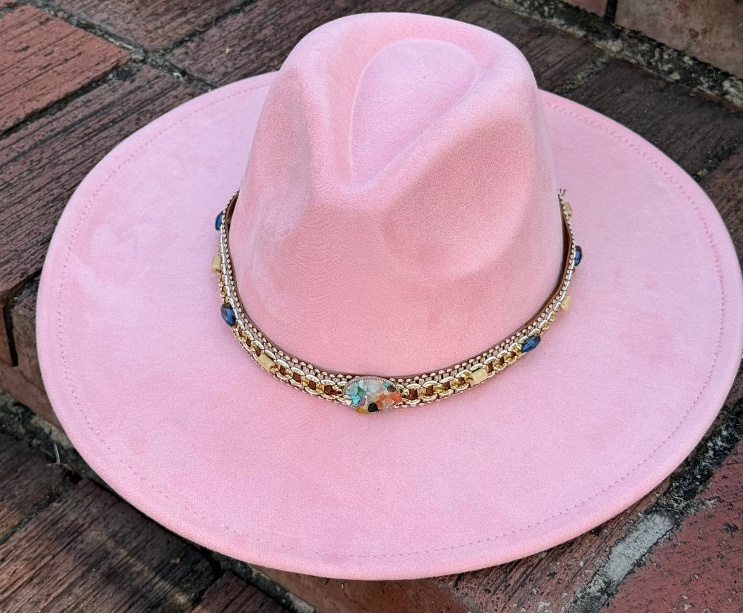 Rock Me Vegan Suede Wide Brim Hat - AccessorizmeeWholesale