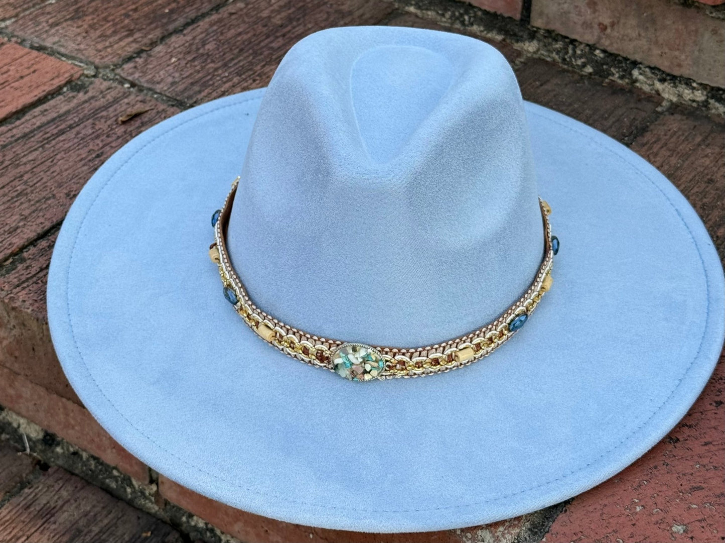 Rock Me Vegan Suede Wide Brim Hat - AccessorizmeeWholesale