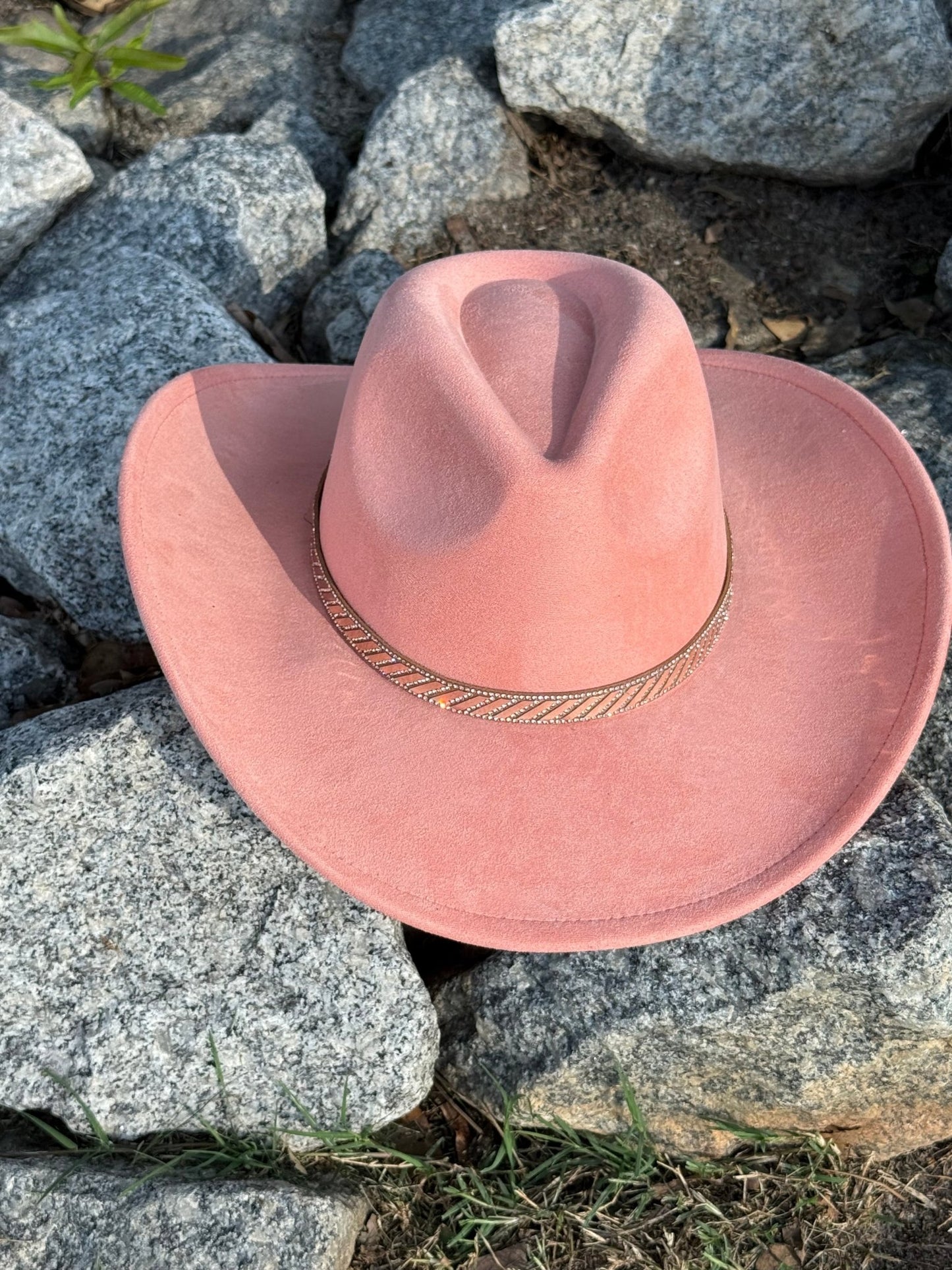 Rose gold Premium Cowboy Hat - AccessorizmeeWholesale