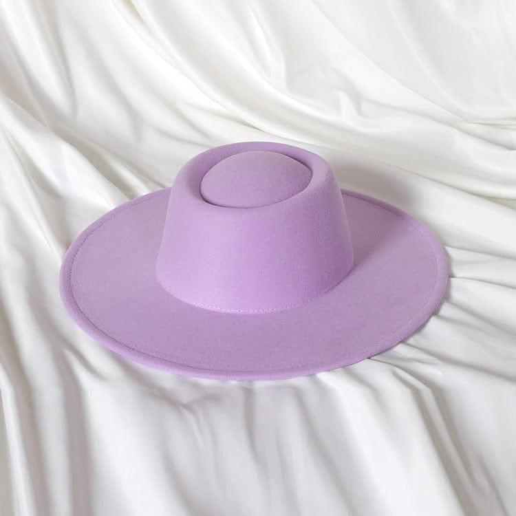 Round Wide Brim Fedora - AccessorizmeeWholesale