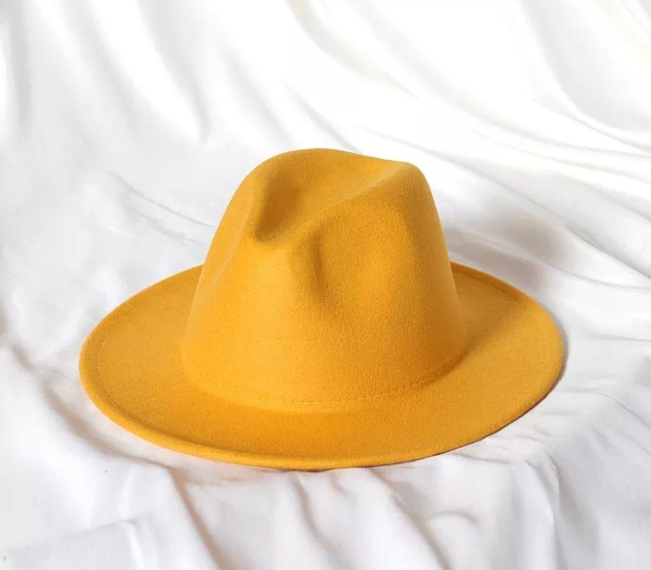 Solid Fedora Hats - AccessorizmeeWholesale