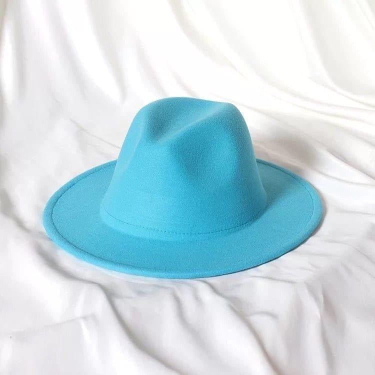 Solid Fedora Hats - AccessorizmeeWholesale