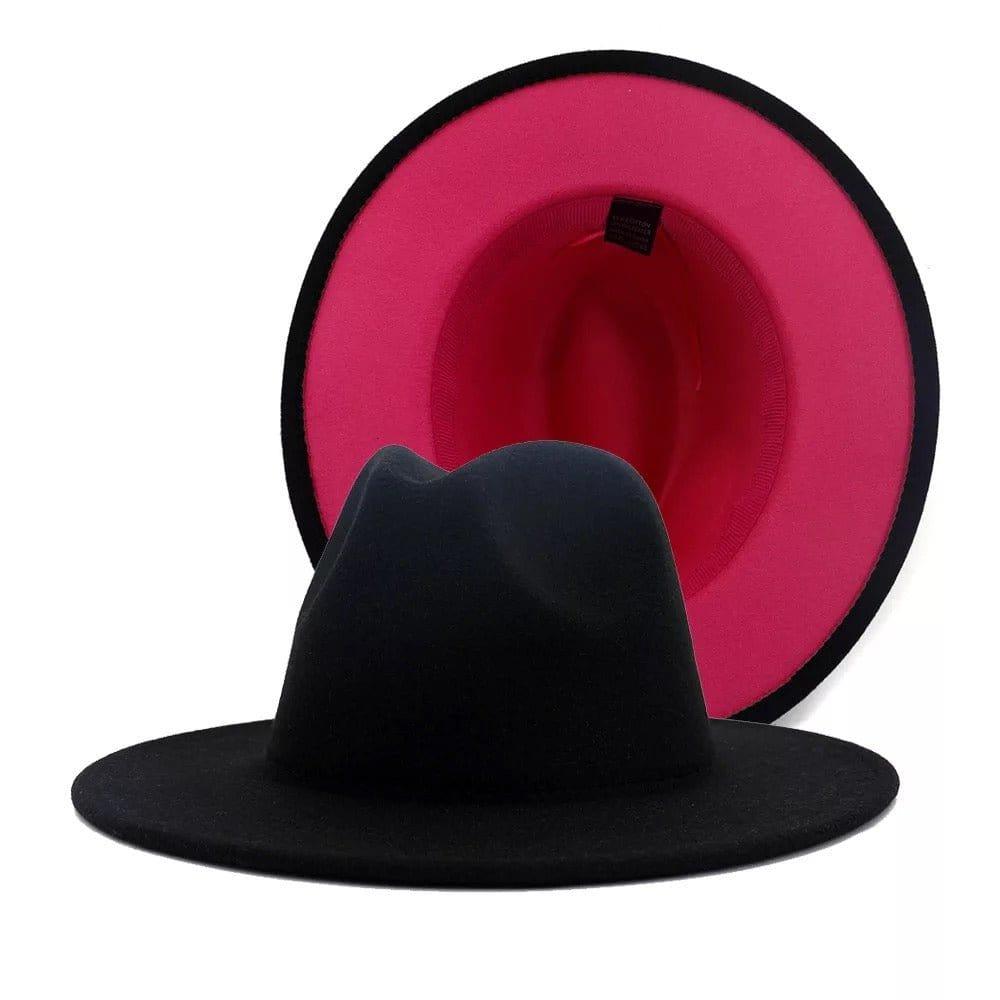 Two - Toned fedora - AccessorizmeeWholesale