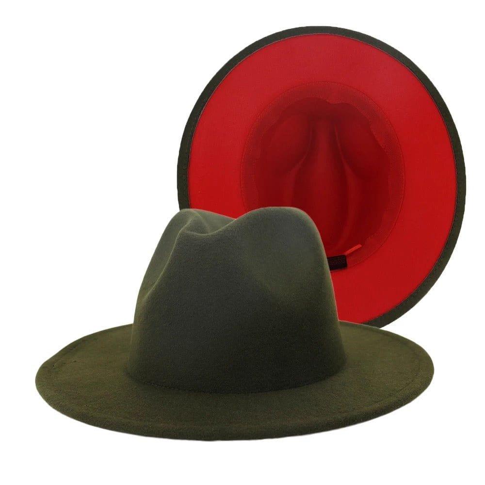Two - Toned fedora - AccessorizmeeWholesale