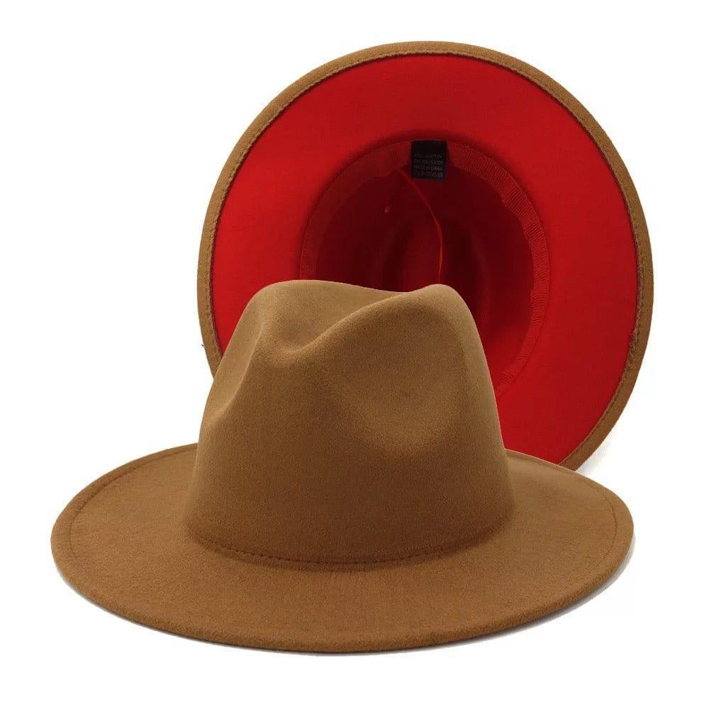Two - Toned fedora - AccessorizmeeWholesale