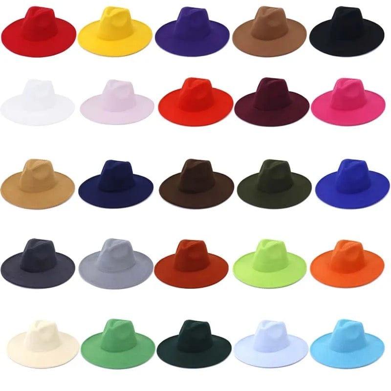 Wide Stiff Brim Bow Fedora - AccessorizmeeWholesale