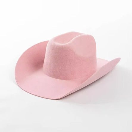100% Wool Cowboy Hat Solid, Solid Cowboy Hat for Burning,Pinched Cowboy Hat, Rancher Hat, Hat for customization - AccessorizmeeWholesale
