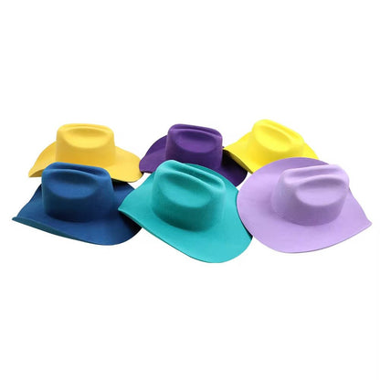 100% Wool Cowboy Hat Solid, Solid Cowboy Hat for Burning,Pinched Cowboy Hat, Rancher Hat, Hat for customization - AccessorizmeeWholesale