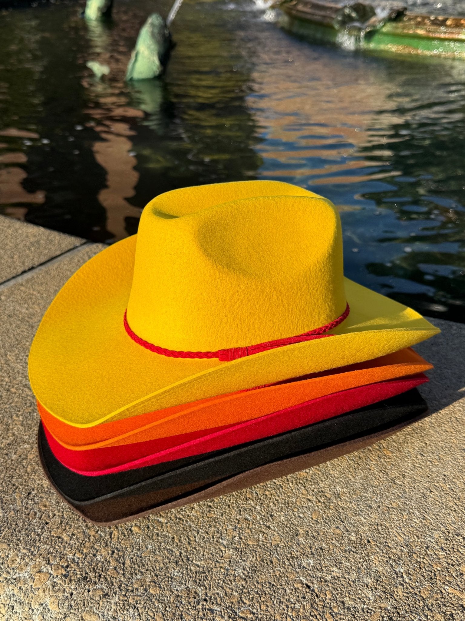 100% Wool Cowboy Hat Solid, Solid Cowboy Hat for Burning,Pinched Cowboy Hat, Rancher Hat, Hat for customization - AccessorizmeeWholesale