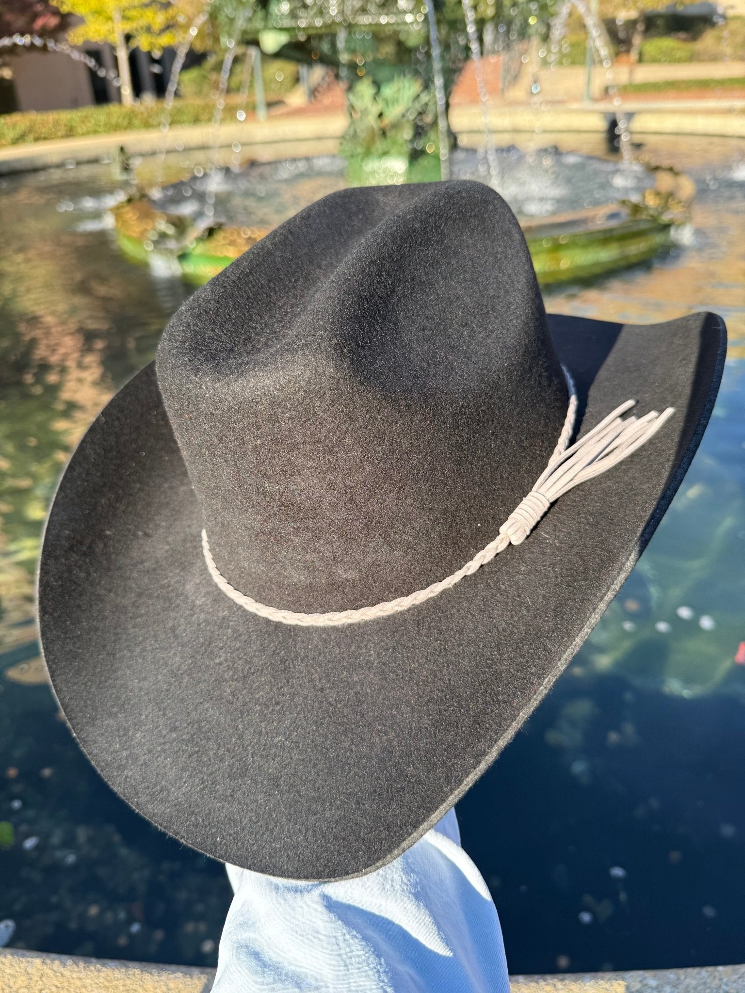 100% Wool Cowboy Hat Solid, Solid Cowboy Hat for Burning,Pinched Cowboy Hat, Rancher Hat, Hat for customization - AccessorizmeeWholesale