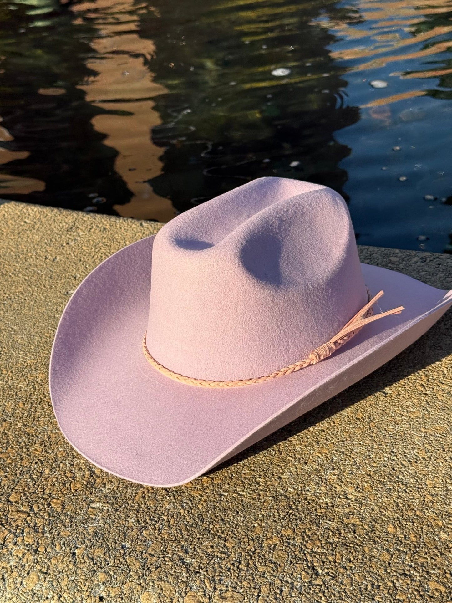 100% Wool Cowboy Hat Solid, Solid Cowboy Hat for Burning,Pinched Cowboy Hat, Rancher Hat, Hat for customization - AccessorizmeeWholesale