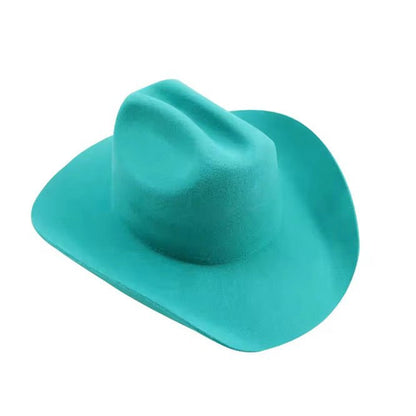 100% Wool Cowboy Hat Solid, Solid Cowboy Hat for Burning,Pinched Cowboy Hat, Rancher Hat, Hat for customization - AccessorizmeeWholesale