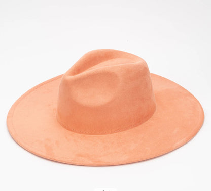 Premium Vegan Suede Fedora