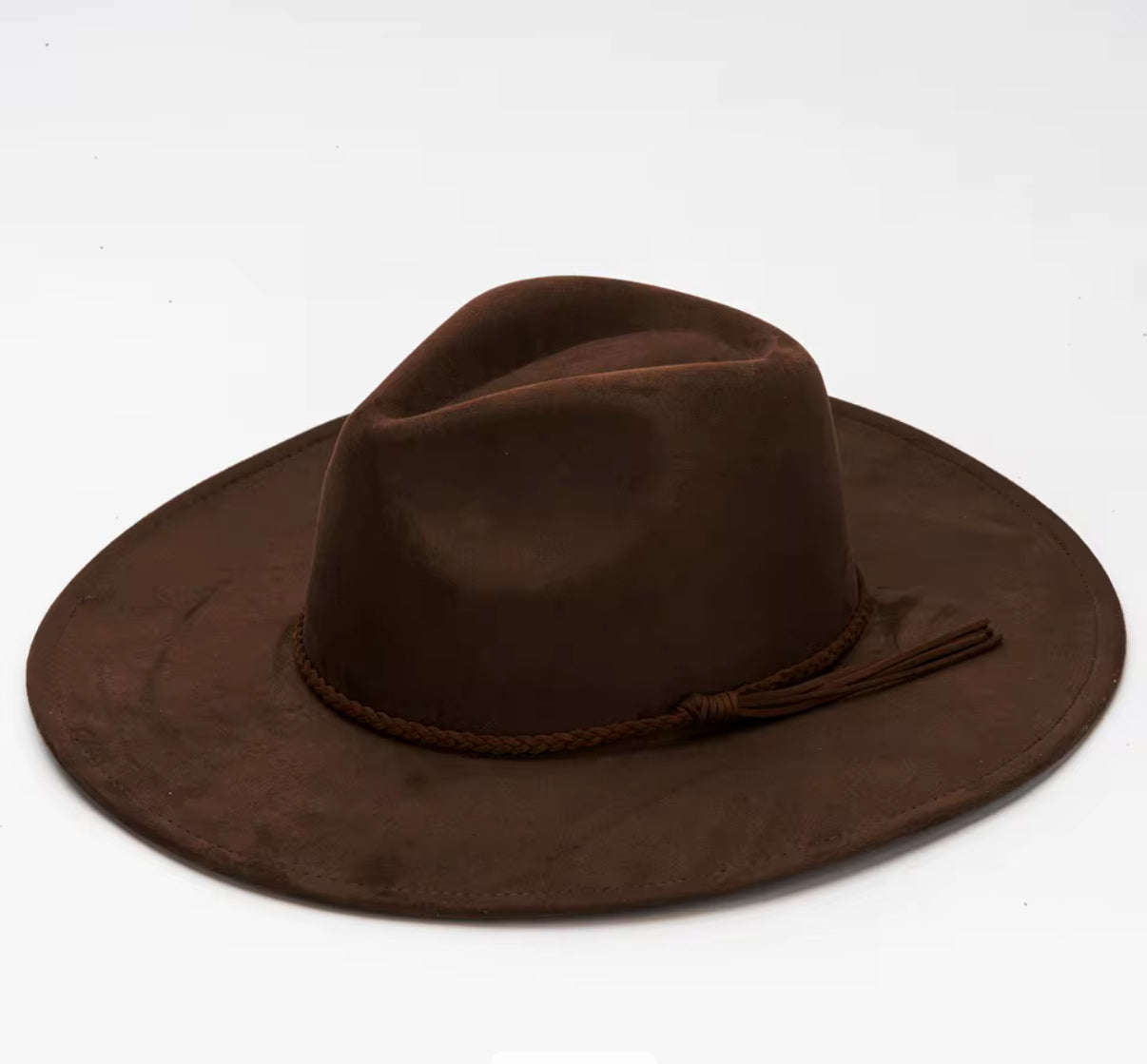 Premium Vegan Suede Fedora Hat