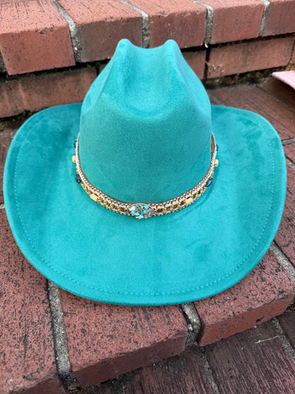 Premium Rock-me Suede pinched Cowboy Hat