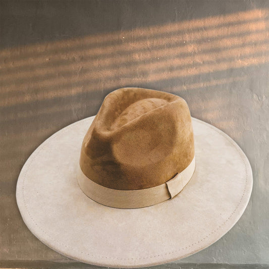 Duo Suede Fedora Hat